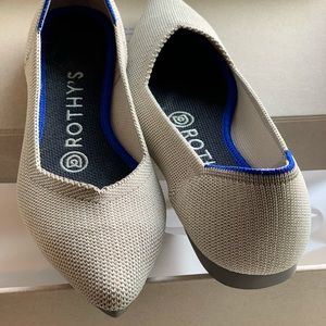 Rothy’s The Point Flax Birdseye Size 5